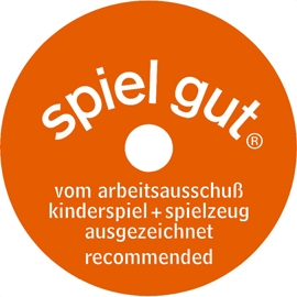 Spiel-gut-Siegel des Arbeitsausschusses Kinderspiel + Spielzeug